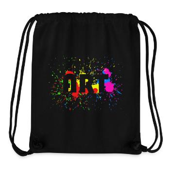 Kunst - abstrakte Farbflecken Design - Art - Stanley/Stella recycelter Gym Bag - Schwarz - Vorne