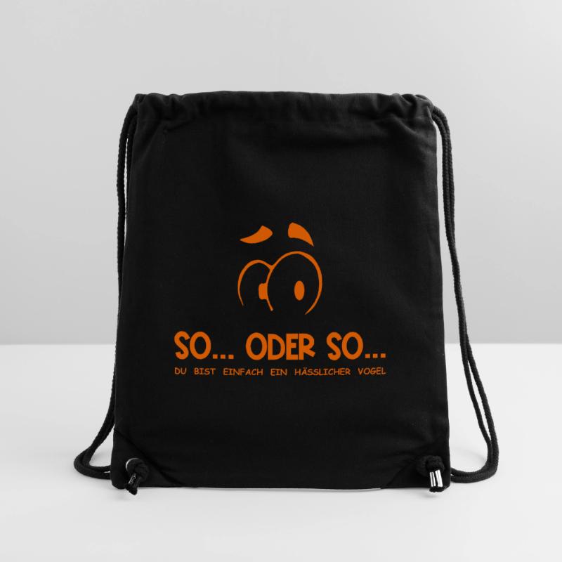 So...Oder So: Hässlicher Vogel - Orange Stanley/Stella recycelter Gym Bag