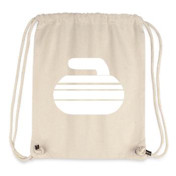 Curling Stone - Stanley/Stella Recycled Gym Bag - natural - Front