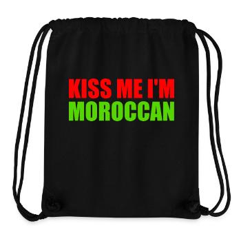 Kiss me im moroccan - morocco - Stanley/Stella Recycled Gym Bag - black - Front