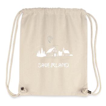 echt.SAUERLAND witt - Stanley/Stella recycelter Gym Bag - Naturweiß - Vorne
