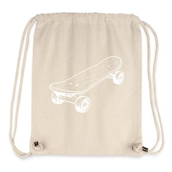 Skateboard Skizze - Stanley/Stella recycelter Gym Bag - Naturweiß - Vorne