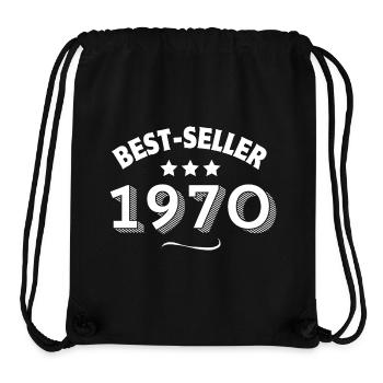 1970, 55 Jahre alt, ich bin 55 Jahre alt - Stanley/Stella recycelter Gym Bag - Schwarz - Vorne