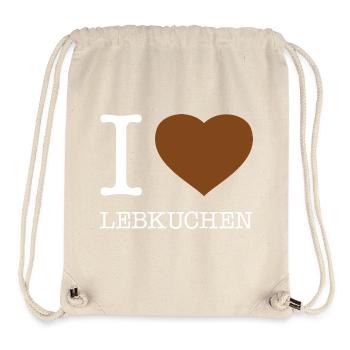 I love gingerbread - Stanley/Stella Recycled Gym Bag - natural - Front