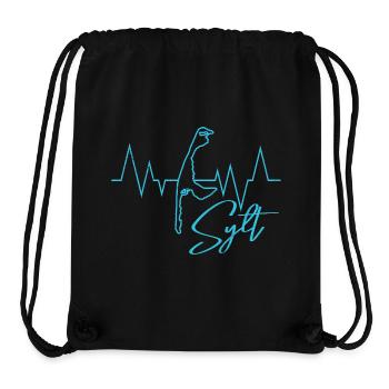 Nordsee Urlaub SYLT Insel Wattenmeer Lustiges - Stanley/Stella recycelter Gym Bag - Schwarz - Vorne