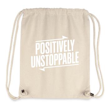 Absolut unaufhaltsam - Stanley/Stella recycelter Gym Bag - Naturweiß - Vorne