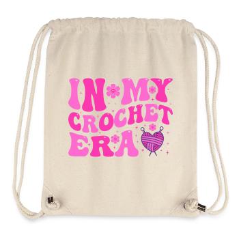 Dans ma zone crochet - Sac à cordon recyclé Stanley/Stella - blanc naturel - Devant