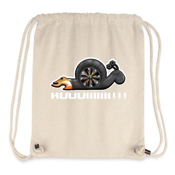 Turbolader Schnecke Huuiiii - Stanley/Stella recycelter Gym Bag - Naturweiß - Vorne