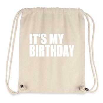 ITS MY BIRTHDAY - Stanley/Stella Recycled Gym Bag - natural - Front