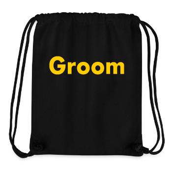 Groom - Stanley/Stella recycelter Gym Bag - Schwarz - Vorne