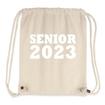 Senior 2023 - Sac à cordon recyclé Stanley/Stella - blanc naturel - Devant