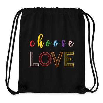 Pride Month - Liebe - Stanley/Stella recycelter Gym Bag - Schwarz - Vorne