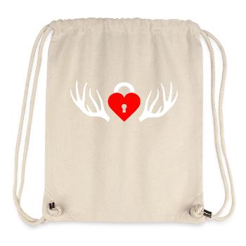 Cuckold horns - Stanley/Stella Recycled Gym Bag - natural - Front