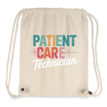 Patient Care Technician Design - Stanley/Stella recycelter Gym Bag - Naturweiß - Vorne