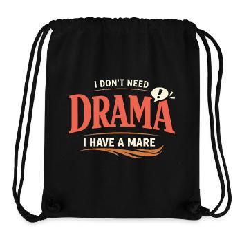 Pferdestimmung Humor Erfahrener Pferdebesitzer - Stanley/Stella recycelter Gym Bag - Schwarz - Vorne