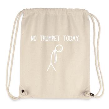 No trumpet today Trompete Trompetenspieler - Stanley/Stella recycelter Gym Bag - Naturweiß - Vorne
