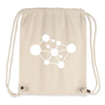 Molecule Network Connection - Stanley/Stella Recycled Gym Bag - natural - Front