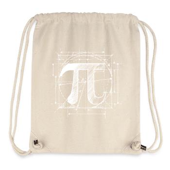 Pi Sketch Mathématiques - Sac à cordon recyclé Stanley/Stella - blanc naturel - Devant