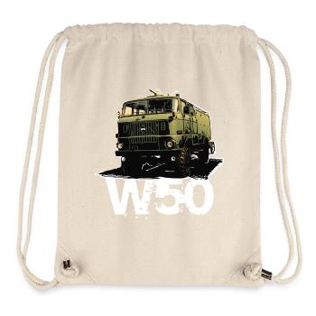 W50 LKW NVA Truck - Stanley/Stella recycelter Gym Bag - Naturweiß - Vorne