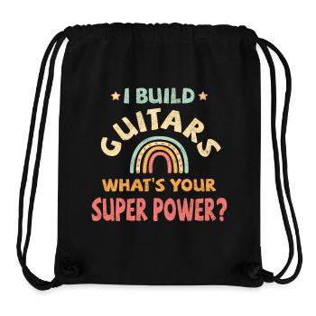 I build Guitars what's your super power? - Stanley/Stella Recycled Gym Bag - black - Front