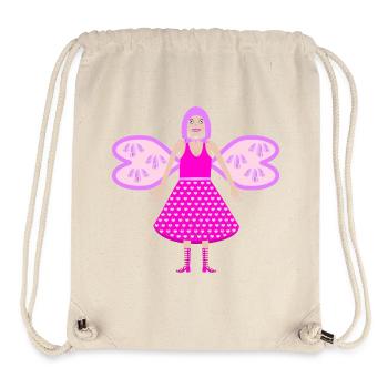 Fantasy Flower Fairy Foxglove Digitalia - Stanley/Stella Recycled Gym Bag - natural - Front