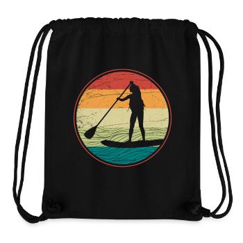 SUP Sunset Vibes - Stanley/Stella Recycled Gym Bag - black - Front