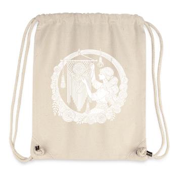 Macrame Design – Creativity & Boho Style - Stanley/Stella Recycled Gym Bag - natural - Front