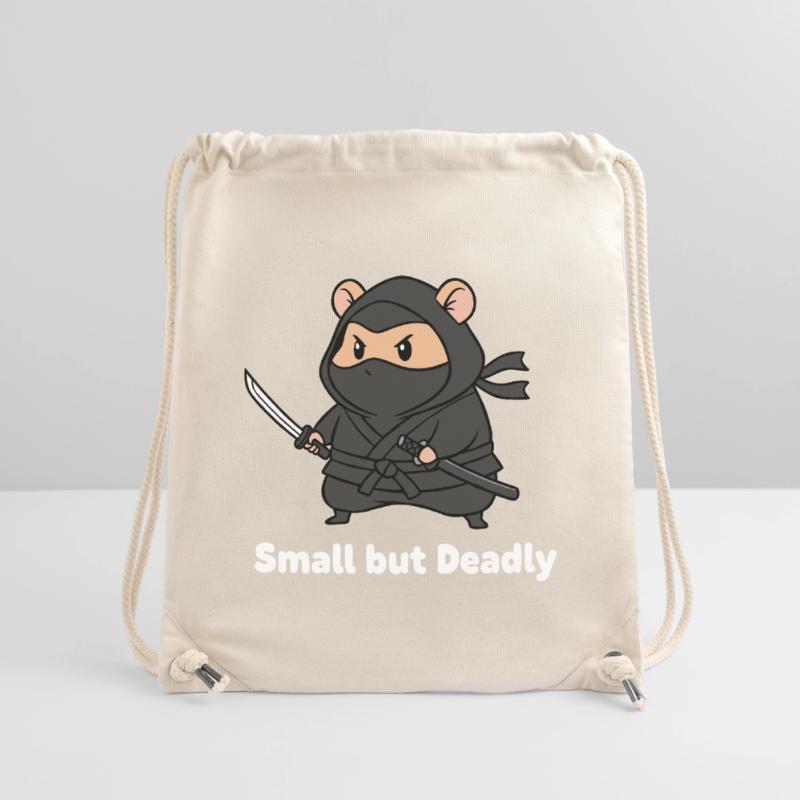 Petit ninja avec épée Sac à cordon recyclé Stanley/Stella