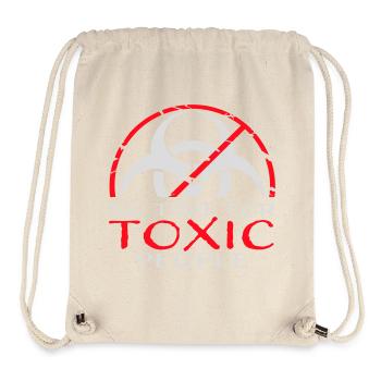 No Time Toxic People Grenzen Selbstfürsorge Spruch - Stanley/Stella recycelter Gym Bag - Naturweiß - Vorne
