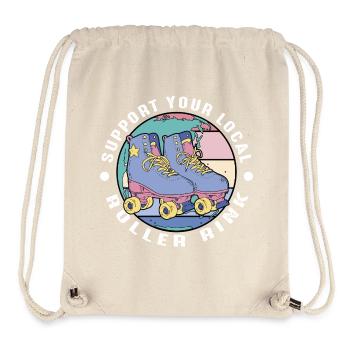 Roller Skates Roller Skates Icons Girls Roller Skate - Stanley/Stella Recycled Gym Bag - natural - Front