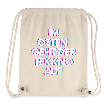 Hardtekk Tekk - Sac à cordon recyclé Stanley/Stella - blanc naturel - Devant