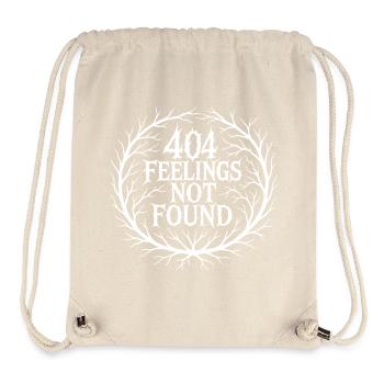 404 FEELINGS NOT FOUND - Stanley/Stella recycelter Gym Bag - Naturweiß - Vorne