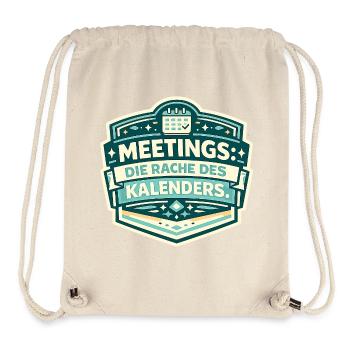 Meetings: Die Rache des Kalenders - Stanley/Stella recycelter Gym Bag - Naturweiß - Vorne