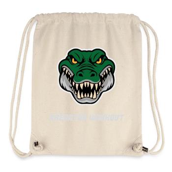 Crocodile Workout – Hard Training & Combat Sports  - Stanley/Stella Recycled Gym Bag - natural - Front