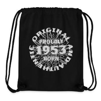 Work 1953 - Stanley/Stella Recycled Gym Bag - black - Front