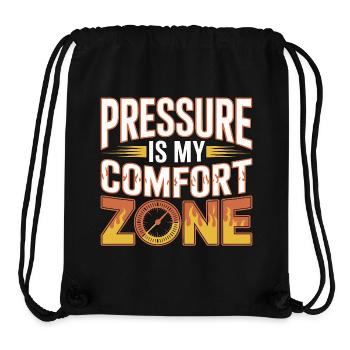 Fire Engineer Pressure Is My Comfort Pump Operator - Stanley/Stella Recycled Gym Bag - black - Front