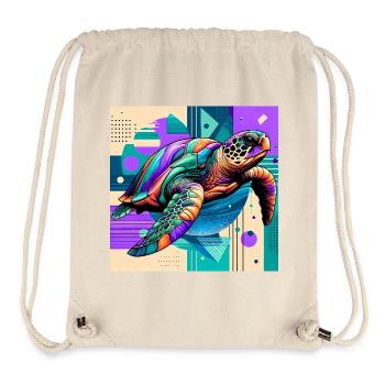 turtle - Stanley/Stella Recycled Gym Bag - natural - Front