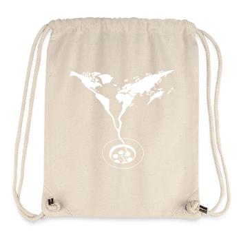 The End of the World (white) - Stanley/Stella Recycled Gym Bag - natural - Front