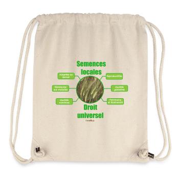 lokale Samen - Stanley/Stella recycelter Gym Bag - Naturweiß - Vorne