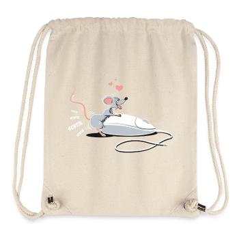 Die Maus ... - Stanley/Stella recycelter Gym Bag - Naturweiß - Vorne