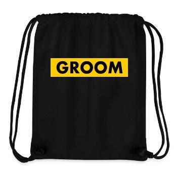 Groom - Stanley/Stella recycelter Gym Bag - Schwarz - Vorne