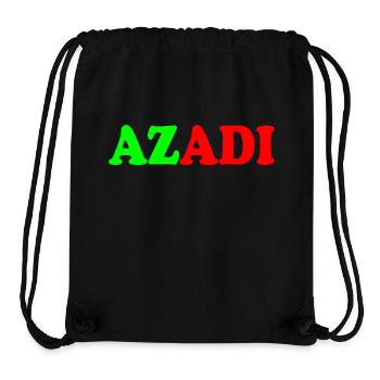Azadi - Stanley/Stella Recycled Gym Bag - black - Front