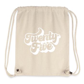 Fünfundzwanzig 25. Geburtstag Männer Frauen 25 Jahre alt - Stanley/Stella recycelter Gym Bag - Naturweiß - Vorne