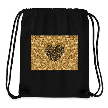Heart of Stone - Stanley/Stella Recycled Gym Bag - black - Front