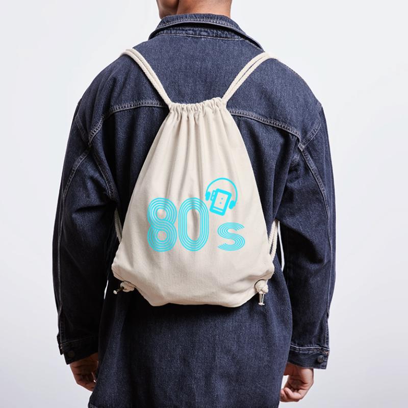 Années 80 Sac à cordon recyclé Stanley/Stella