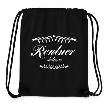 Rentner deluxe Geschenk zur Rente Mann - Stanley/Stella recycelter Gym Bag - Schwarz - Vorne