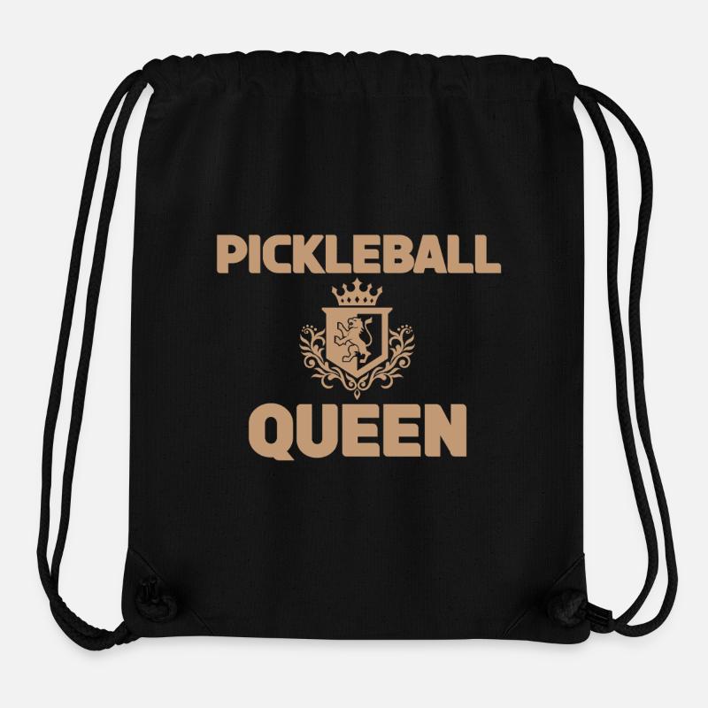 Pickleball Queen - Stanley/Stella Recycled Gym Bag - black