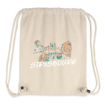 Strasbourg Cathedral – Illustration - Stanley/Stella Recycled Gym Bag - natural - Front