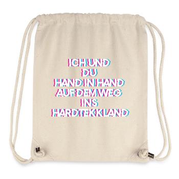 Hardtekk Tekk - Sac à cordon recyclé Stanley/Stella - blanc naturel - Devant