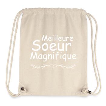 Best Sister Gorgeous - Stanley/Stella Recycled Gym Bag - natural - Front